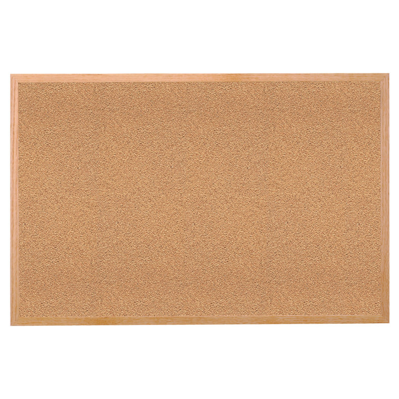 Ghent Natural Cork Bulletin Board with Wood Frame & Reviews Wayfair